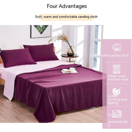 Comforter Set King Size , 3 Pieces(1 Comforter and 2 Pillowcases), Soft Washed Microfiber Bedding Set