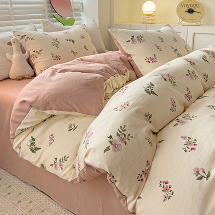 Ensemble de housse de couette imprimée, ensembles de literie en coton de qualité supérieure, housse de couette réversible, Collection de literie douce