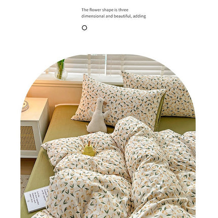 Ensemble de housse de couette imprimée, ensembles de literie en coton de qualité supérieure, housse de couette réversible, Collection de literie douce