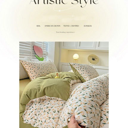 Ensemble de housse de couette imprimée, ensembles de literie en coton de qualité supérieure, housse de couette réversible, Collection de literie douce