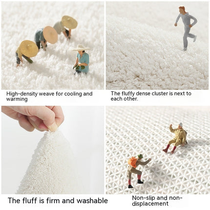 Faux Lambswool Area Rugs, Solid Carpets for Living Room Indoor Home Decor Rug Floor Carpet Floor Mat-Imitation Cashmere