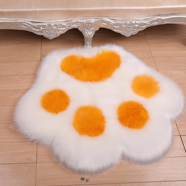 Bedroom Cute Soft Fluffy Faux Rabbit Fur Rug Fuzzy Shaggy Rug Carpet for Kids Teen Room Floor Sofa Living Room