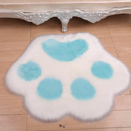 Schlafzimmer-Teppich, süß, weich, flauschig, Kunstkaninchenfell-Teppich, flauschiger, zotteliger Teppich für Kinder, Teenagerzimmer, Boden, Sofa, Wohnzimmer