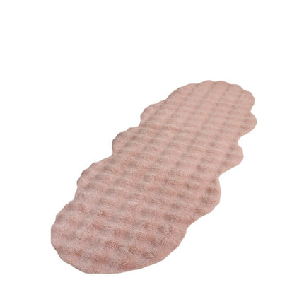 Tapis de chambre à coucher ultra moelleux en fausse fourrure de lapin, tapis super doux, tapis de sol antidérapant, adapté comme salon, chambre à coucher, chambre d'enfant