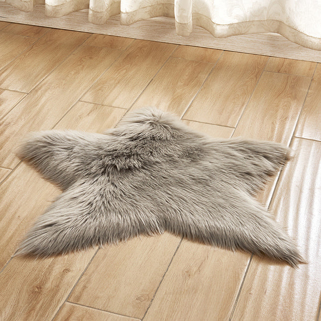 Soft Faux Sheepskin Rug Chair Cover Seat Cushion Soft Fluffy Shaggy Rug Living Room Faux Sheepskin Style Rugs