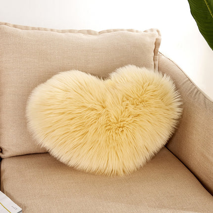 Heart Area Rugs For Bedroom Sheepskin Shaggy Rugs Fluffy Soft Floor Faux Wool Rugs For Bedroom Living Room Bedside Children's Room