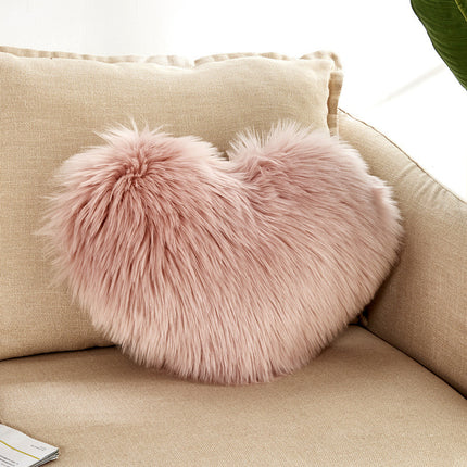 Heart Area Rugs For Bedroom Sheepskin Shaggy Rugs Fluffy Soft Floor Faux Wool Rugs For Bedroom Living Room Bedside Children's Room