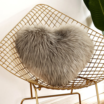 Heart Area Rugs For Bedroom Sheepskin Shaggy Rugs Fluffy Soft Floor Faux Wool Rugs For Bedroom Living Room Bedside Children's Room
