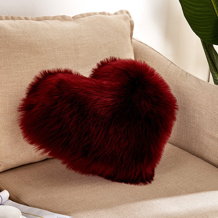 Heart Area Rugs For Bedroom Sheepskin Shaggy Rugs Fluffy Soft Floor Faux Wool Rugs For Bedroom Living Room Bedside Children's Room