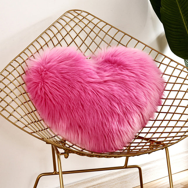 Heart Area Rugs For Bedroom Sheepskin Shaggy Rugs Fluffy Soft Floor Faux Wool Rugs For Bedroom Living Room Bedside Children's Room
