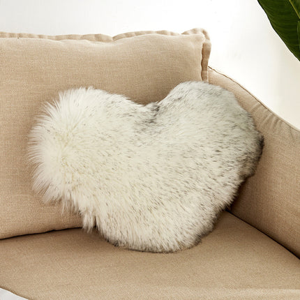 Heart Area Rugs For Bedroom Sheepskin Shaggy Rugs Fluffy Soft Floor Faux Wool Rugs For Bedroom Living Room Bedside Children's Room