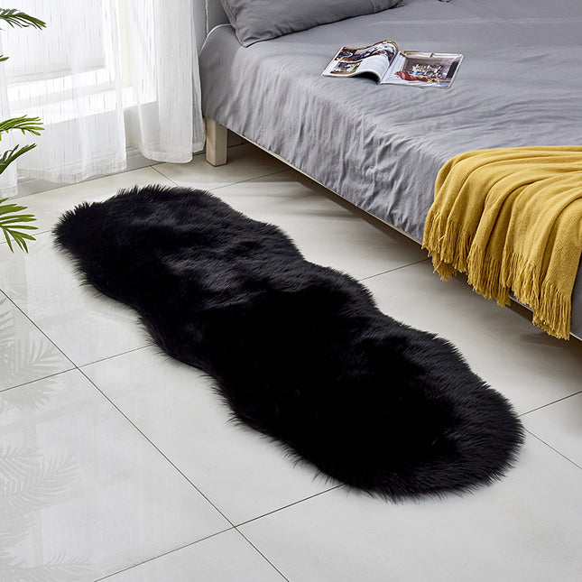 Super Soft Faux Wool Rugs Bedroom Floor Sofa Living Room Area Rugs For Home Bedroom Decorative Rugs