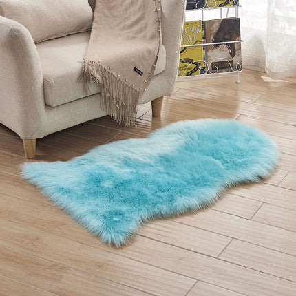 Artificial Fur  Rule Rug Faux Wool Chair Covers Seat Cushions Soft Fluffy Shaggy Area Rugs, Bedroom Sofa Floor Rugs