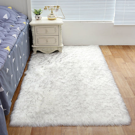 Faux Sheepskin Fluffy Area Rugs Bedroom Shaggy Rugs Fluffy Sofa Floor Rugs Home Room Bedroom Chairs Floor Decoration