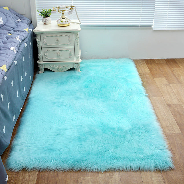 Faux Sheepskin Fluffy Area Rugs Bedroom Shaggy Rugs Sofa Floor Rugs Home Room Bedroom Chairs Floor Decoration