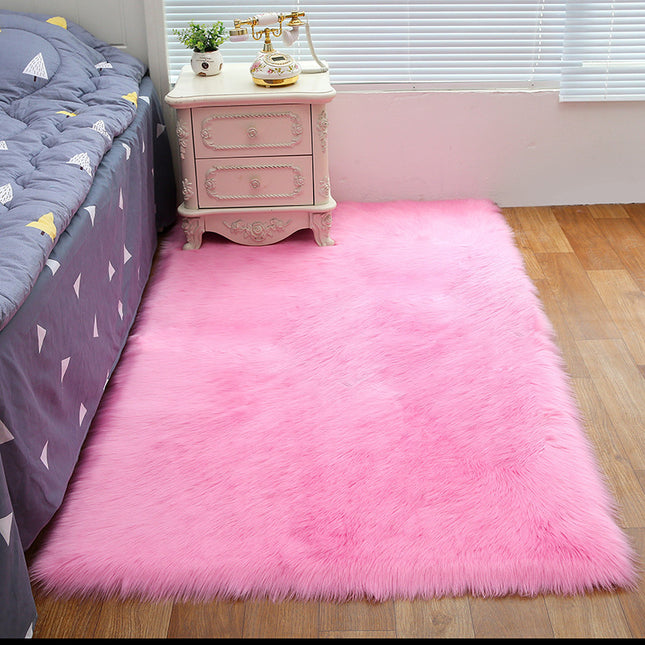 Faux Sheepskin Fluffy Area Rugs Shaggy Rugs Fluffy Sofa Floor Rugs Home Room Bedroom Chairs Floor Decoration