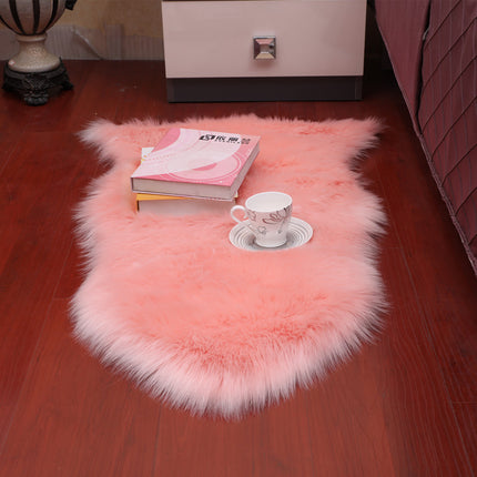 Tapis en fausse peau de mouton, housse de chaise douce et moelleuse, tapis poilu lavable, tapis antidérapants pour chaise, lit, canapé, sol avec laine extra longue
