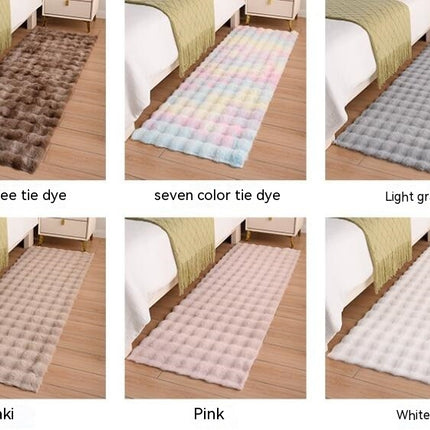 Faux Fur Rug - Feet Imitation Rabbit Fur Rug, Ultra Fluffy Soft Shag Rug for Living Room Bedroom Study Room Nursery Decor