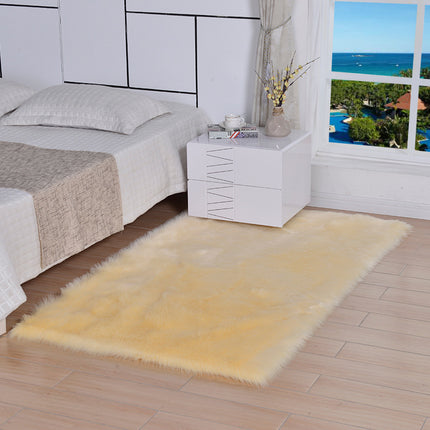 Multiple Size Rug Super Soft Velvet Shag Area Rug Modern Indoor Fluffy Rugs, Faux Fur Sheepskin Rug,Home Decor Nursery Rugs Kids