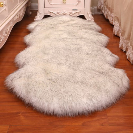 Luxuriöser, weicher, flauschiger Deluxe-Teppich aus Kunstfell, Schaffell-Teppich, Heimdeko-Teppich, Schlafzimmer, Wohnzimmer, Boden, Sofabezug, Sitzkissen-Teppich