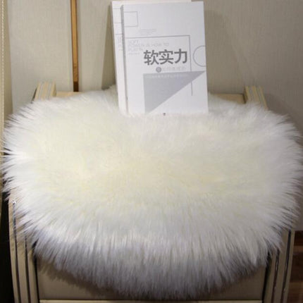 Luxuriöser, weicher, flauschiger Deluxe-Teppich aus Kunstfell, Schaffell-Teppich, Heimdeko-Teppich, Schlafzimmer, Wohnzimmer, Boden, Sofabezug, Sitzkissen-Teppich