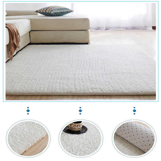 Teppiche für Schlafzimmer, weich und bequem, Küchen- und Arbeitszimmer-Läuferteppich für die Inneneinrichtung, ästhetischer, waschbarer Teppich für das Wohnzimmer