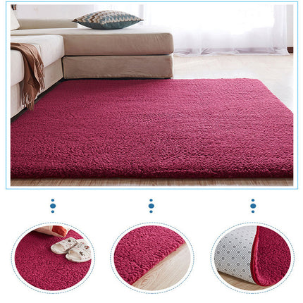 Tapis pour chambre à coucher doux et confortable, tapis d'étude de cuisine pour la décoration intérieure, tapis esthétique et lavable pour le salon