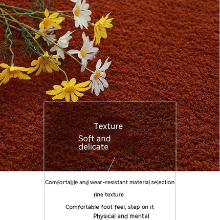 Faux Lambswool Area Rugs  Modern Abstract Design, Non-Shedding  Easy Care, for High Traffic Areas in Living Room