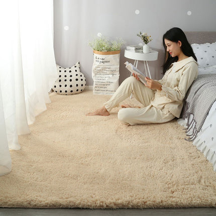 Grand tapis doux pour le salon, tapis moelleux lavable pour filles et garçons, tapis à poils longs antidérapant, tapis de chambre d'enfant pour chambre de bébé et d'enfant en bas âge