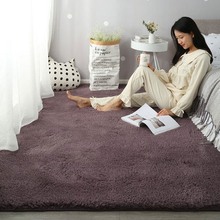 Grand tapis doux pour le salon, tapis moelleux lavable pour filles et garçons, tapis à poils longs antidérapant, tapis de chambre d'enfant pour chambre de bébé et d'enfant en bas âge