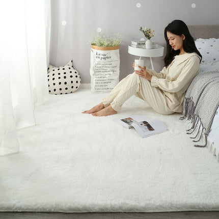 Grand tapis doux pour le salon, tapis moelleux lavable pour filles et garçons, tapis à poils longs antidérapant, tapis de chambre d'enfant pour chambre de bébé et d'enfant en bas âge