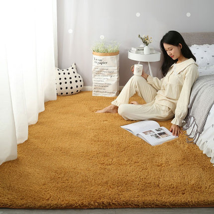 Grand tapis doux pour le salon, tapis moelleux lavable pour filles et garçons, tapis à poils longs antidérapant, tapis de chambre d'enfant pour chambre de bébé et d'enfant en bas âge