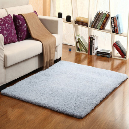 Washable Rug, Anti-Slip Backing Abstract Rug, Stain Resistant Rugs for Living Room, Foldable  Faux Lambswool Area Rugs