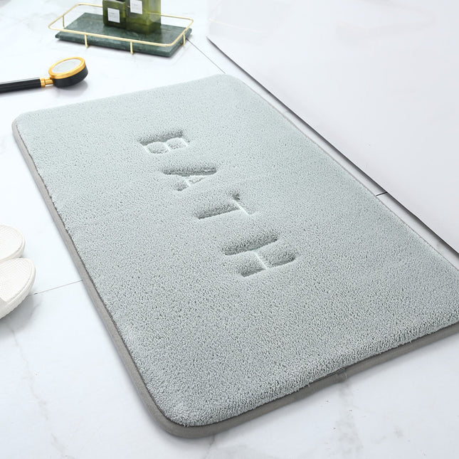 Bathroom Rugs Soft Absorbent Microfiber Bath Mat Plush Machine Washable Bath Mats Bathroom Rug Bathtub Shower Floor Rugs