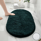 Oval dark green TPR bottom