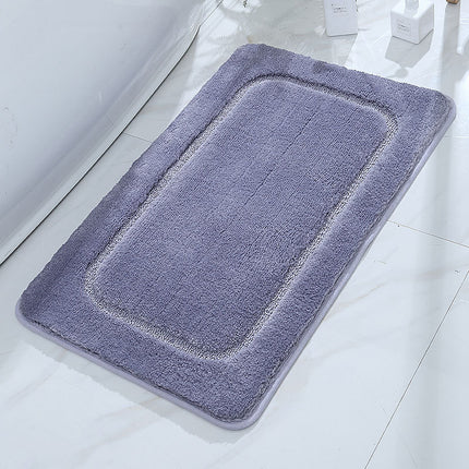 Badezimmerteppich, rutschfeste Badematten, weiche, saugfähige Badematte, maschinenwaschbare, flauschige Mikrofaser-Bodenmatte