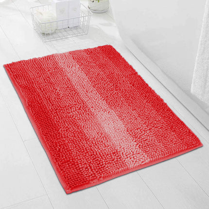 Grand tapis de salle de bain, tapis de bain antidérapant, tapis de sol absorbant en Chenille dégradé de couleur, lavable en Machine