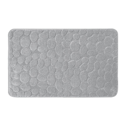 Tapis de sol en galets, antidérapant, Super absorbant, lavable en Machine, en peluche, pour salle de bain