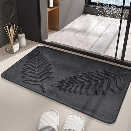 Memory Foam Bath Mat, Super Soft Absorbent Bathroom Rugs, Floor Non-Slip Bath Rug Mats Machine Washable