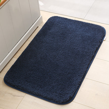 Tapis de sol de salle de bain, Super doux, épais, moelleux, en microfibre, antidérapant, absorbant, pour baignoire et douche