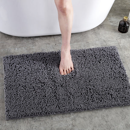 Non-slip Bathroom rug bath mat Chenille microfiber bath rugs soft machine washable absorbent, suitable for shower bathtubs