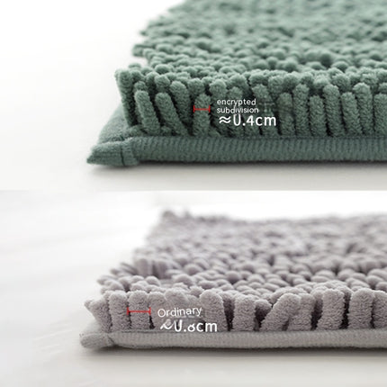 Non-slip Bathroom rug bath mat Chenille microfiber bath rugs soft machine washable absorbent, suitable for shower bathtubs