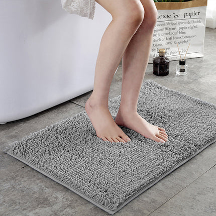 Non-slip Bathroom rug bath mat Chenille microfiber bath rugs soft machine washable absorbent, suitable for shower bathtubs