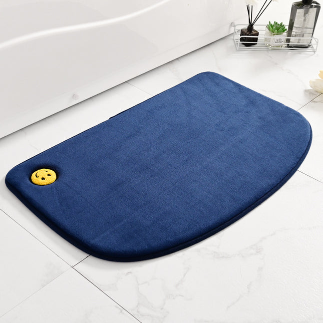Rutschfester Memory-Schaum-Badezimmerteppich, super saugfähiger Badeteppich, modernes Design, Fußmatte, Badezimmermatten für Toilette, Duschraum