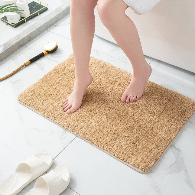 Mikrofaser-Badematte, rutschfester Badezimmerteppich. Superweiches, saugfähiges, trockenes Design für Badewanne und Dusche. Leicht zu reinigende Badezimmer-Fußmatten