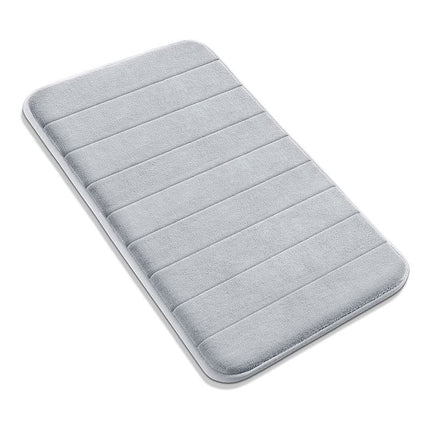 Facecloth Bath Mats Absorbent Shower Mat, Bathroom Decor Anti-slip Thick Bath Rug with PVC Backing Ultra Soft Bath Rugs