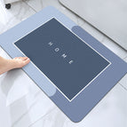 Blue square (Home) rubber