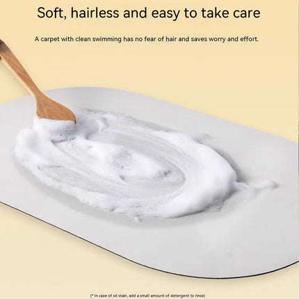 Leaf Diatomaceous Earth Bath Mats, Absorbent Quick Dry Bathroom Shower Mat, Non-Slip Diatomaceous Earth Bathroom Rugs