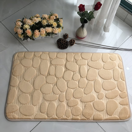 Bathroom Rugs Bathroom Super Absorbent Bath Mats, Quick Dry Bath Mats Pebble Bathroom Rugs for Bathroom, Tub and Shower