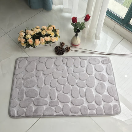 Bathroom Rugs Bathroom Super Absorbent Bath Mats, Quick Dry Bath Mats Pebble Bathroom Rugs for Bathroom, Tub and Shower